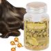 Hair Care Vitamin Capsules  Moisturizing Professional Anti Frizz Hair Break Repair Essential Oil for Hair Repair and care (Yellow)
