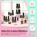MEFA Gel Nail Polish Set Spring Summer, Pastel Hot Pink Sage Green Blue Cotton Candy Colors Easter Nail Gel Kit with No Wipe Mirror & Matte Top and Base Coat for Starter Soak Off Nail Art Salon Design Manicure 23 Pcs 1A-Candy Bling - Buy Online on GoSupps.com