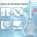 PO Shower Irrigator - Intimate Anal & Vaginal Flushing | Anti-Return Transparent Well-Being & Relaxation Tool - Buy Online on GoSupps.com