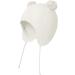 Warm and Cozy Toddler Winter Hat for Boys and Girls 6-12 Months - White - Buy Online on GoSupps.com