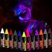Nebulaglam 12 colors UV Bodypainting UV Color Schminke Neon UV children's make -up Set Face Paint make -up set Fasching Carnival Halloween Christmas Schminke A# 12 Colors