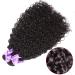 Water Wave Bundles with Closure 18 20 22+16 | Wet and Wavy 100% Unprocessed Human Hair | Deep Curly Bundles in Natural Black - Laritaiya - Buy Online on GoSupps.com