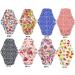 Set of 5 Reusable Menstrual Pads | Washable Cloth Period Towels | Mama Cloth Pads for Mother & Aunt | Eco-Friendly Printed Menstrual Pads - Buy Online on GoSupps.com