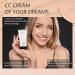 CC Cream Full Coverage Foundation Makeup Primer & Sunscreen SPF 50+ Anti-Aging Moisturizer Natural Color - Buy Online on GoSupps.com