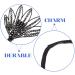 Frcolor Black Hairpins & Donut - French Hairstyle Bands for Skillful Bun & Space Rolls - Large Metal Headband (1 Pack) - Buy Online on GoSupps.com