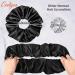 9.5 inch Silk Oversized Scrunchies 3 Pack - Extra Large Satin Hair Ties for Women and Girls - Black Black Black - Buy Online on GoSupps.com