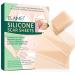 Silicone Strips Scar Removal Sheets Tummy Tuck Breast Reduction Scars Removal Gel Strip for C-Section Surgery Burns Injuries Acne Stretch Marks Patch Away Tapes 3 1.6 4 Sheets