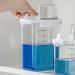 Veesper Laundry Detergent Dispenser 1800ml Clear Airtight Washing Powder Dispenser with Scale and Cup Detergen Box for Solid Liquid Laundry Detergent Dispenser Washing Powder Dispenser 1800ml With Scale - Buy Online on GoSupps.com