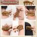 Tyxhxtf Massage Comb Set - 2 Wide Tooth Gua Sha Stones & Round Tooth Comb for Fatigue Relief | Ideal Massage Tool for Men & Women - Buy Online on GoSupps.com