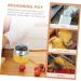 Zerodeko 1pc Castor Seasoning Storage Jar Glass Storage Jar Container with Lids Terrarium Fogger Concise Seasoning Pot Condiment Jars Honey Stainless Steel Storage Tank Pack - Buy Online on GoSupps.com
