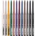  Hogvinnatil Eyeliner pencil set gel eyeliners | 12 colors Waterproof eyebrow pencils professional gel pens makeup cosmetic set - Buy Online on GoSupps.com