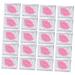 LOLIPPYY 20pcs Exfoliating Lip Masks for Women Hydrating Anti-drying Lip Care Portable Films with Healthy Ingredients for Soft Nourished