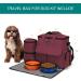Airline Approved Pet Bag - Weekend Dog Ice Set for Dogs & Cats | Multi-Functional Carrier Organizer in Rose Red - Buy Online on GoSupps.com