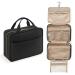Lifewit Travel Toiletry Bag Large Hanging Makeup Bag Organizer for Women Transparent Travel Cosmetic Bag with Hanging Hook for Full Size Bottles Vacation Essentials Large Black Black L