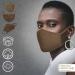 JAGO Washable Facial Mask for Men & Women | Cotton 2-Layer with Filter Compartment | Available in Sets of 2/4/8/10 | Olive Green Fabric Face Mask - Buy Online on GoSupps.com