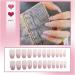 Nail art patches beautiful and fashionable nail patches finger decorations cosmetics and decorative supplies purple flame short ballet nails cat-eye taro fake nails medium ballet whitening hand Purple Flame Glue Type - Buy Online on GoSupps.com