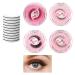 Self Adhesive Eyelashes Reusable 4 Pair Pre Glued Eyelashes False Eyelashes Self Adhesive Lashes Preglued Eye Lashes 3D Lashes Stick on Eyelashes No Glue Needed Waterproof Natural Look False Lashes