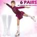 6 Pairs Women's Cotton Compression Ice Skating Knee Socks - Mix Color - Buy Online on GoSupps.com