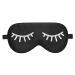 ZIMASILK 100% Natural Silk Sleep Mask Blindfold,Adjustable Super-Smooth Soft Eye Mask for Sleep with Bag(Eyelashes)