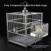 Hanging Bird Bath Cube | Transparent Shower Box Bowl with Stainless Steel Hooks for Small Birds - Ideal for Canary, Budgerigar, Parrots, and More - Buy Online on GoSupps.com