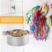 Amfrar 2 Pieces Stainless Steel Bird Feeding Bowls with Holder - 12cm Hanging Bird Bowls for Parrots Small Animals & Bird Cages - Buy Online on GoSupps.com