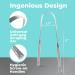Durable Stainless Steel Tongue Scraper (2 Pack) for Better Breath - Easy-to-Clean Cleaner Tools for Men and Women - Buy Online on GoSupps.com