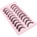 Parriparri Russian Strip Lashes - 10 Pairs Curly False D Curl Volume Lashes - Buy Online on GoSupps.com