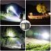AlpsWolf Rechargeable LED Spotlight Flashlight | 10000mAh Capacity 1200LM | Waterproof Camping Flashlight with USB Output, Power Bank Function | 20h Standby, 3+4 Light Modes - Buy Online on GoSupps.com