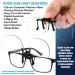 Blue Light Clip on Computer Glasses - Digital Eyestrain Relief for Video Gaming - Protect Eyes from Fatigue and Dryness (1 Pack) - Buy Online on GoSupps.com