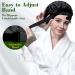 ViviDreamore Satin Silk Bonnet for Sleeping - Black Double Layer Hair Bonnet for Women and Men - Buy Online on GoSupps.com