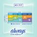 Always Pure Cotton With Flexfoam Pads For Women Size 1 Regular Absorbency With Wings 28 Count Size 1 28 Count - Buy Online on GoSupps.com