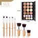 Pure Vie 20 Colors Concealer Palette with 11 Brushes - Full Coverage Camouflage Makeup Kit for Dark Circles, Acne, Contouring - 8 Ounce (Pack of 1) - Buy Online on GoSupps.com