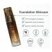 Emani HydraWear PLUS Foundation with Niacinamide 2% Hyaluronic Acid | Full HD Coverage, Acne Safe, Firming and Anti-Aging | Natural Beige (Light) - Buy Online on GoSupps.com