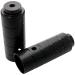 Ruiwaer 1 Pair Mountain Bike Steel Pegs Bicycle Pedal Front Rear Axle Foot Pegs 110 x 38mm Bike Accessories, Black