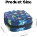 Cartoon Sea Animal Sanitary Napkin Storage Bag - Travel Makeup Organizer with Octopus, Crab, Scallop Design - Buy Online on GoSupps.com