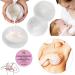12pcs Bamboo Nursing Breast Pads w/ Laundry Bag - Contoured Leak-Proof Breastfeeding Nipple Pad for Maternity, Reusable Nipple Covers for Breastfeeding - Pastel Touch, 4.5 inch - Buy Online on GoSupps.com