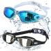 ALLPAIPAI Swim Goggles - Pack of 2 Professional Anti-Fog UV Protection Wide View Swimming Goggles for Women Men Kids - Buy Online on GoSupps.com