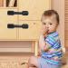 Echocube 8-Piece Child Cabinet Locks - Adjustable Baby Drawer Locks with 3M Glue - No Drilling Safety Locks for Cupboards & Refrigerators - Black FB046 - Buy Online on GoSupps.com