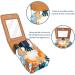 Travel Lipstick Organizer Case | Portable Makeup Bag with Mirror | Colorful Cat Paw Design - Buy Online on GoSupps.com