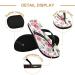 Mnsruu Cat Kitten Rose Flip Flops | XXL Home Hotel Spa & Travel Footwear for Men & Women - International Shipping Available - Buy Online on GoSupps.com