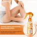 XJBD Orange Body Exfoliating Spray 100ml Gentle AHA Exfoliator with Jojoba Oil for Smooth & Glowing Skin Face Peels & Body Scrub Sensitive Skin Friendly Refreshing Citrus Scent - Buy Online on GoSupps.com