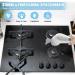 Bathtub Scrubber Electric with 5 Changing Heads Spin Cleaning Brush USB Charging 360 Vibration Cleaning Wall Brush for Cleaning Tile Floor Window - Buy Online on GoSupps.com