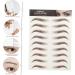HAPINARY 6d Eyebrows Stickers 9 Sheets Waterproof Eyebrow Stickers Faux Eyebrown Decals Makeup Brow Sticker 6d Template Hair - Buy Online on GoSupps.com