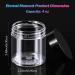50 Pack 4 oz Clear Plastic Cosmetic Jars with Lids - Eternal Moment Slime Jars for Makeup, Lotion, Ointments - Travel Storage Containers - Buy Online on GoSupps.com