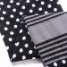 6 Pairs Compression Socks for Men & Women | Non-Slip Long Tube 20-30 mmHg | Ideal for Running, Nursing, Circulation, Recovery, Stamina Boost | Perfect for Hiking, Travel, and Flights - S-M Black & White - Buy Online on GoSupps.com