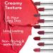 MORAZE Glossy Lipstick Pack of 4 | Long Lasting Cream Finish | International Shipping Available - Buy Online on GoSupps.com