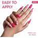 Gellen Gel Nail Polish Kit - 6 Stunning Colors Baby Pink Burgundy Rose Red Glitter Silver Gel Polish Set White Glitter Gel Polish Soak Off LED Gel Polish for Women Pageant Queen - Buy Online on GoSupps.com