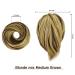 BARSDAR HAARDIAD Synthetic Hair Extensions - Short Ponytail Scrunchie in Honey Blonde & Gold Brown | Women's Hair Jewelry - Buy Online on GoSupps.com