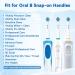 Anjocare 16 Pack Replacement Brush Heads for Oral-B | Compatible with Braun Per1000/3000/7000 | Rechargeable Toothbrush Heads - Buy Online on GoSupps.com