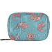 Pfrewn Pill Organizer Case 7 Day Happy Axolotls Travel Pill Box with Zipper Portable Small Weekly Vitamin Medicine Supplement Holder Pouch Bag